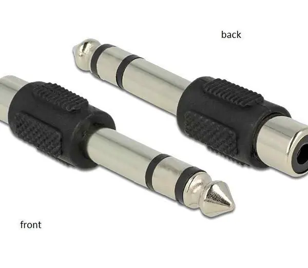 Plug 6.35mm Stereo A Jack Rca