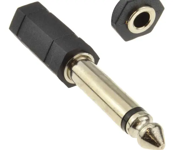 Plug 6.35mm Monofonico A Jack 3.5mm