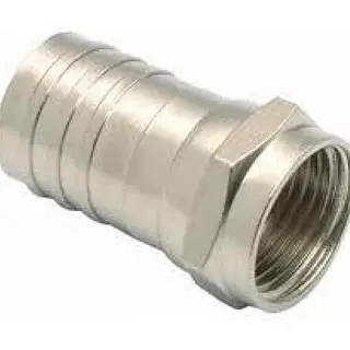 Conector Rg6 Tipo F Sin Silicona