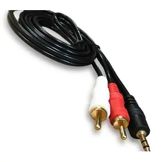Cable Plug 3.5mm A 2 Plug Rca 1.8mt