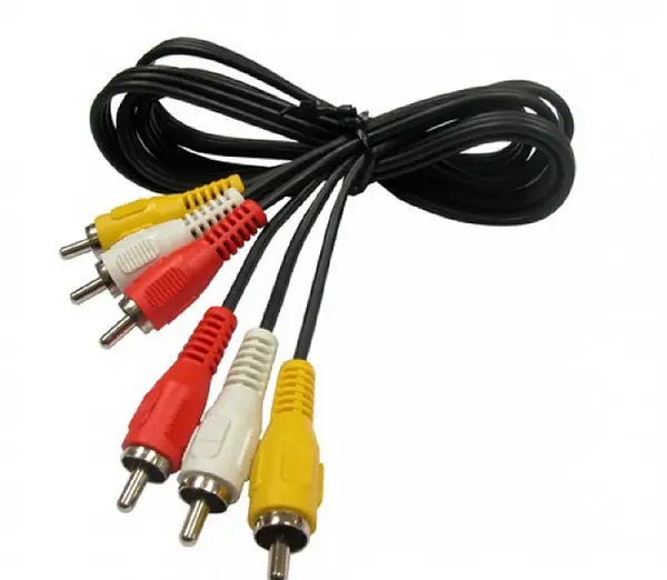 Cable 3 Plug Rca X 3 Plug Rca 1.8mt
