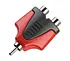 Adaptador Roxtone Rpan310 1 Plug Rca X 2 Jack Rca