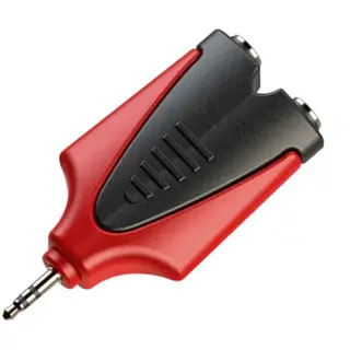 Adaptador Roxtone Rpan320 1 Plug Estereo 3.5mm X 2 Jack Estereo 1/4