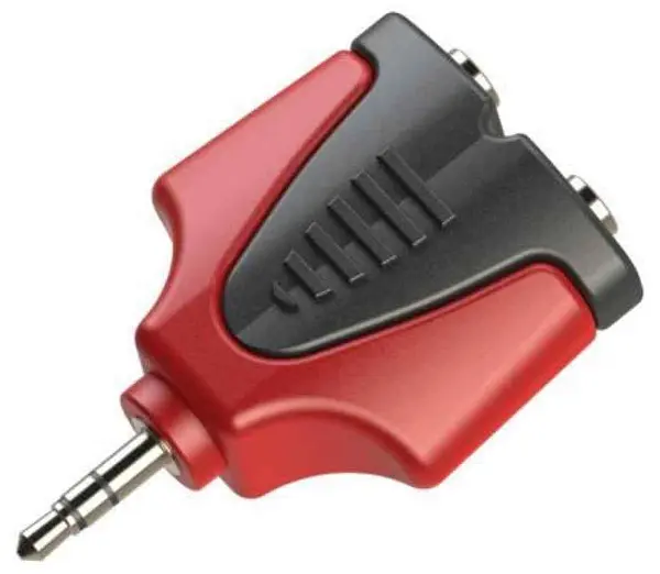 Adaptador Roxtone Rpan360 1 Plug Estereo 3.5mm X 2 Jack Estereo 3.5mm