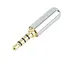 Plug 3.5mm Tristereo Metalico