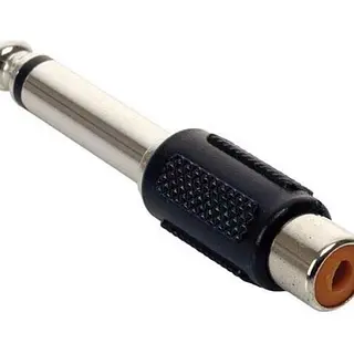Plug 6.35mm A Jack Rca Plastico