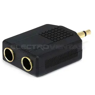 Plug 3.5mm Monofonico A 2 Jack 6.35mm