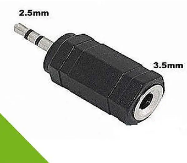 Plug 2.5mm Stereo A Jack 3.5mm