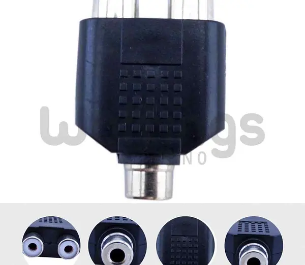 Jack 3.5mm A 2 Jack Rca