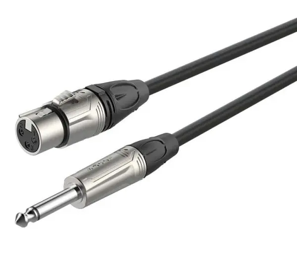 Cable Xlr Hembra A Plug 1/4 Mono Roxtone
