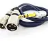 Cable 2 Canon Macho A 1 Plug 1/4 Stereo 3.6 Metros