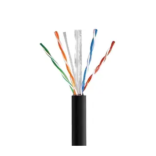 Cable Utp X Metro Categoria 6 Exterior Negro