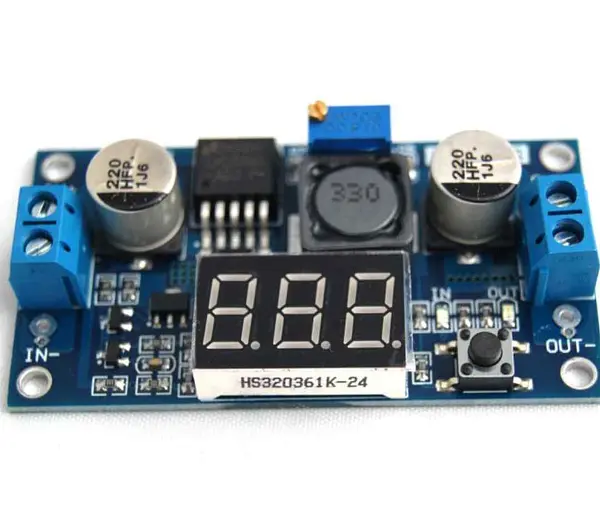 Regulador De Voltaje Dc Dc Lm2596 Con Display
